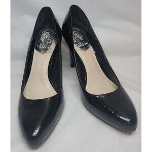 Vince Camuto Black Patent Leather Heels Size 9 With A 3" Heel As Pictured